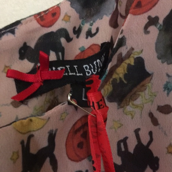 Hell Bunny Witchy Mini Dress (size L or size M) Never worn. - Picture 6 of 11